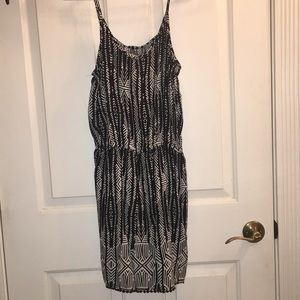 Black and white Romper